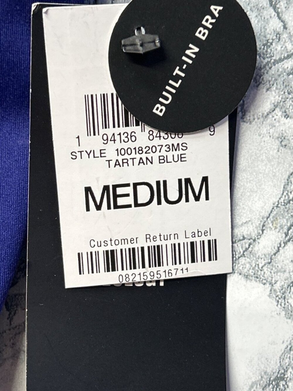 Ideology Medium Colorblock Cropped Tank Top With Built-In Bra Ideology Rapidry - Picture 5 of 9
